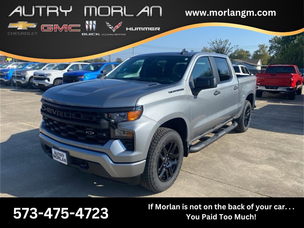 New 2026 Chevrolet Silverado 1500 Custom w/ Turbomax Blackout Package image 1