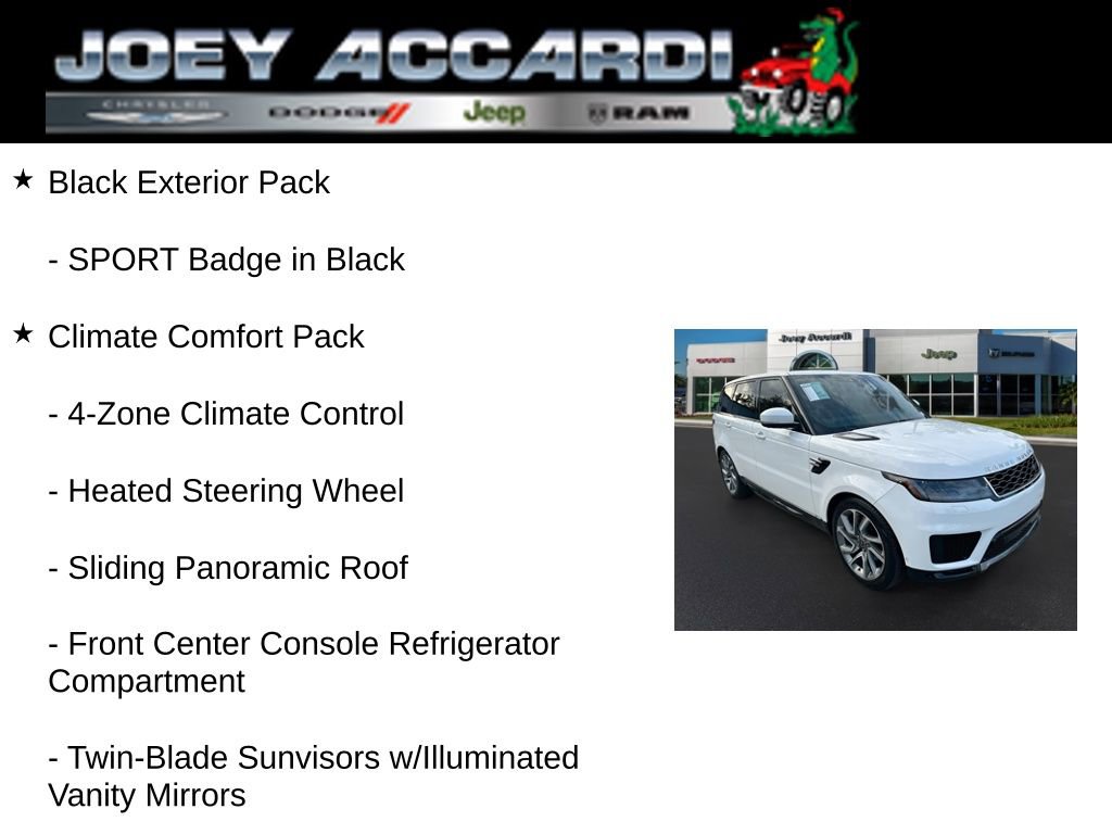 Used 2020 Land Rover Range Rover Sport HSE image 8