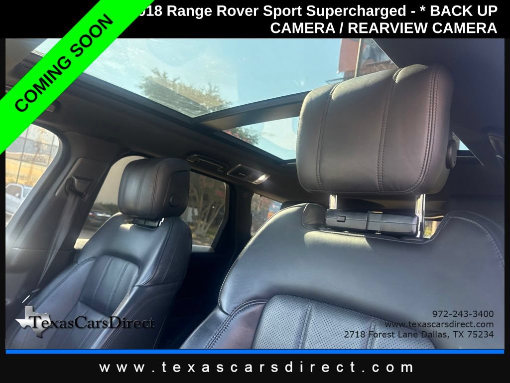 Used 2018 Land Rover Range Rover Sport Supercharged AWD/4WD image 8