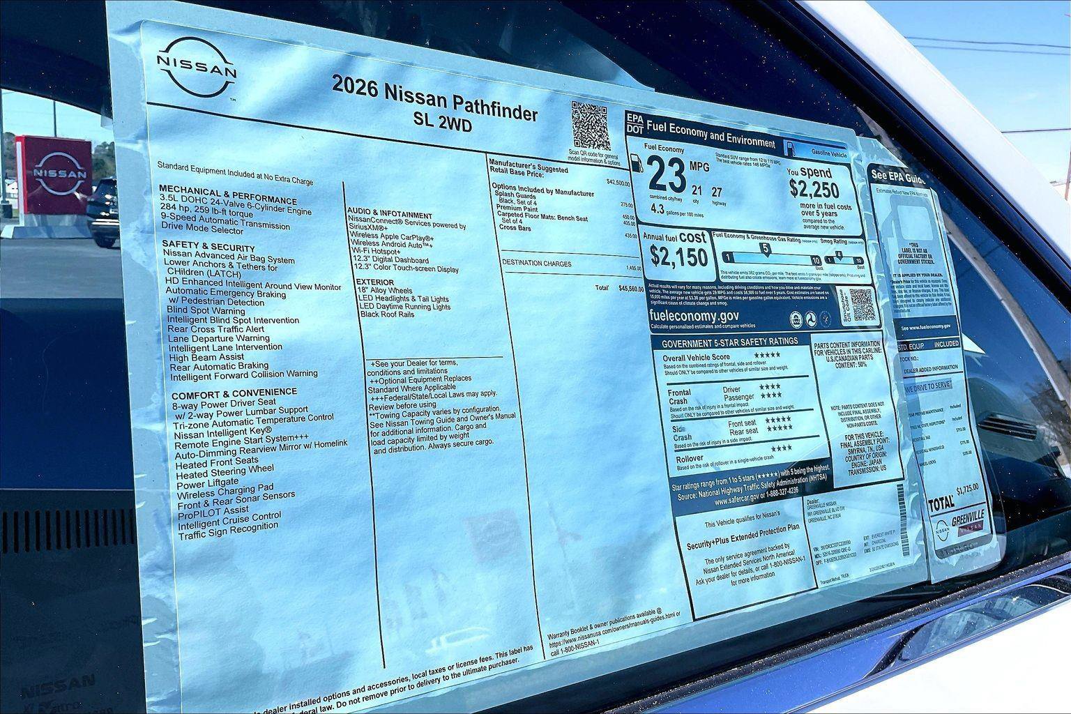 New 2026 Nissan Pathfinder SL FWD image 15