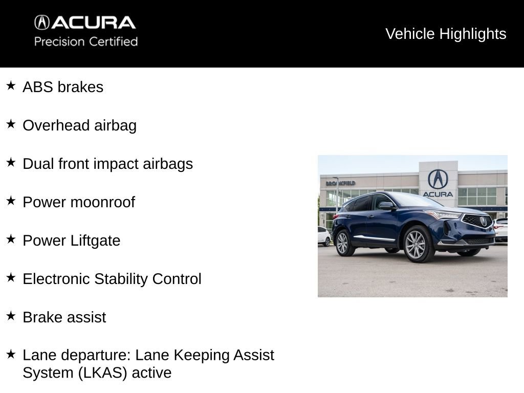 Certified 2023 Acura RDX AWD w/ Technology Package image 13