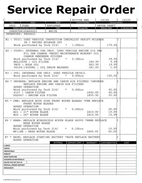 Used 2025 Ford Explorer Active image 13