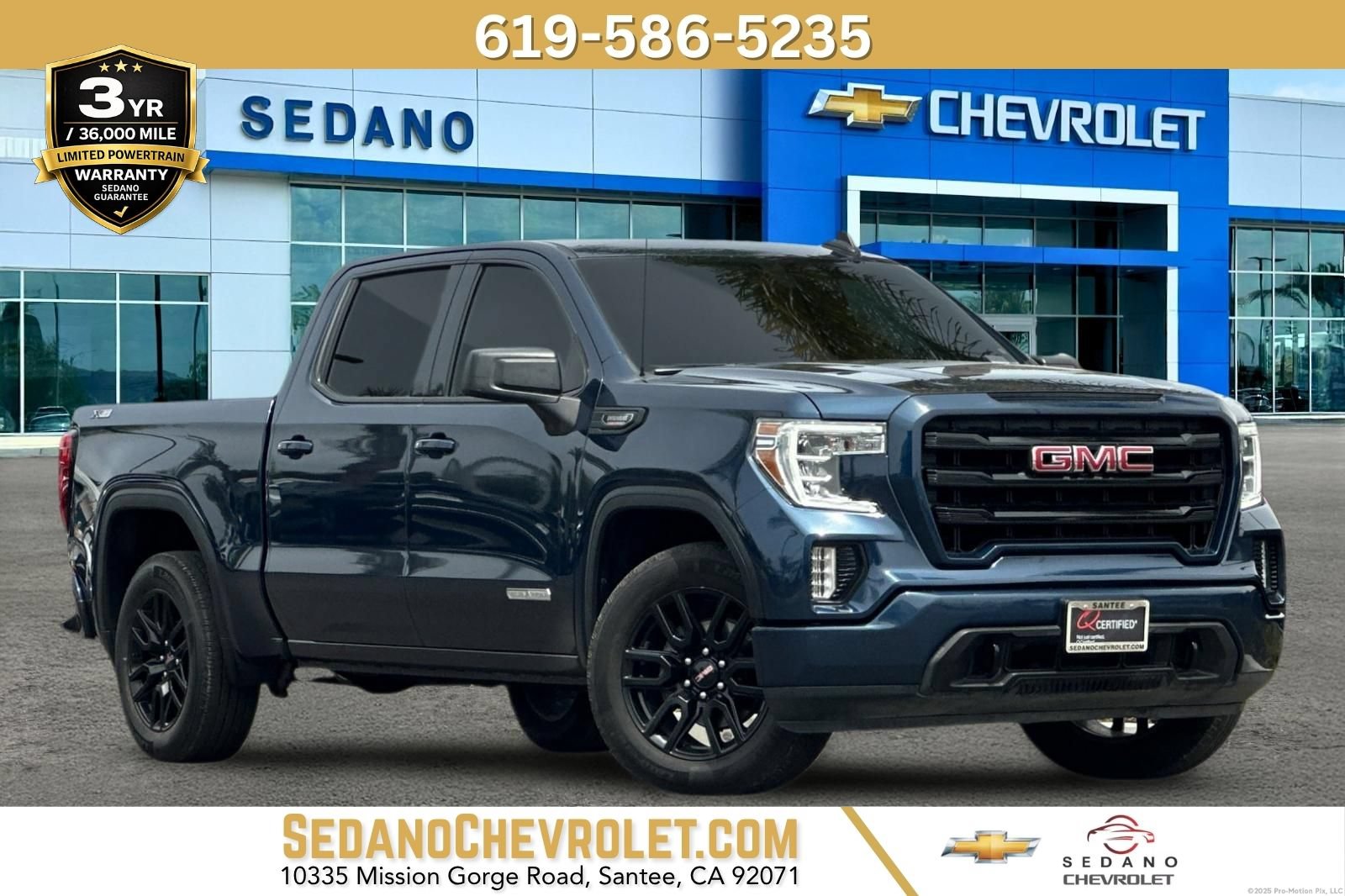 Used 2021 GMC Sierra 1500 Elevation w/ X31 Off-Road Package AWD/4WD image 1