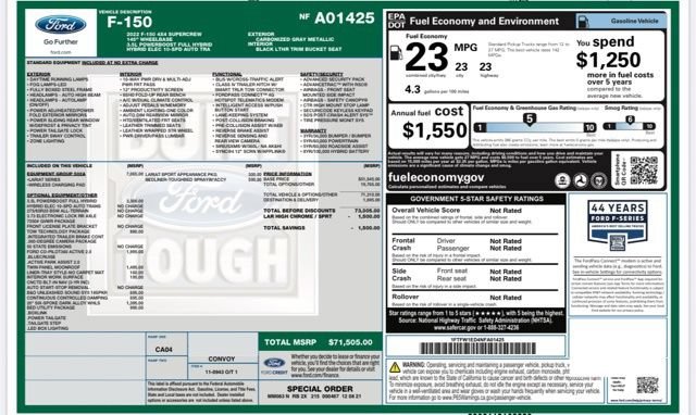 Used 2022 Ford F150 Lariat w/ Equipment Group 502A High AWD/4WD image 29