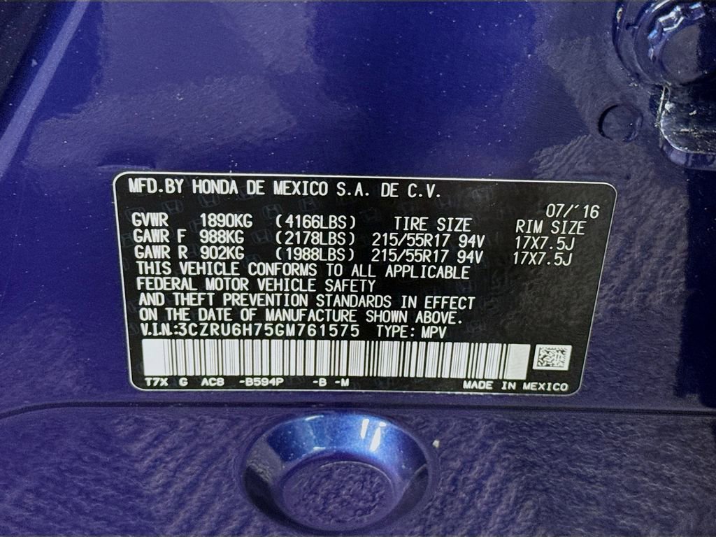 Used 2016 Honda HR-V EX-L image 34