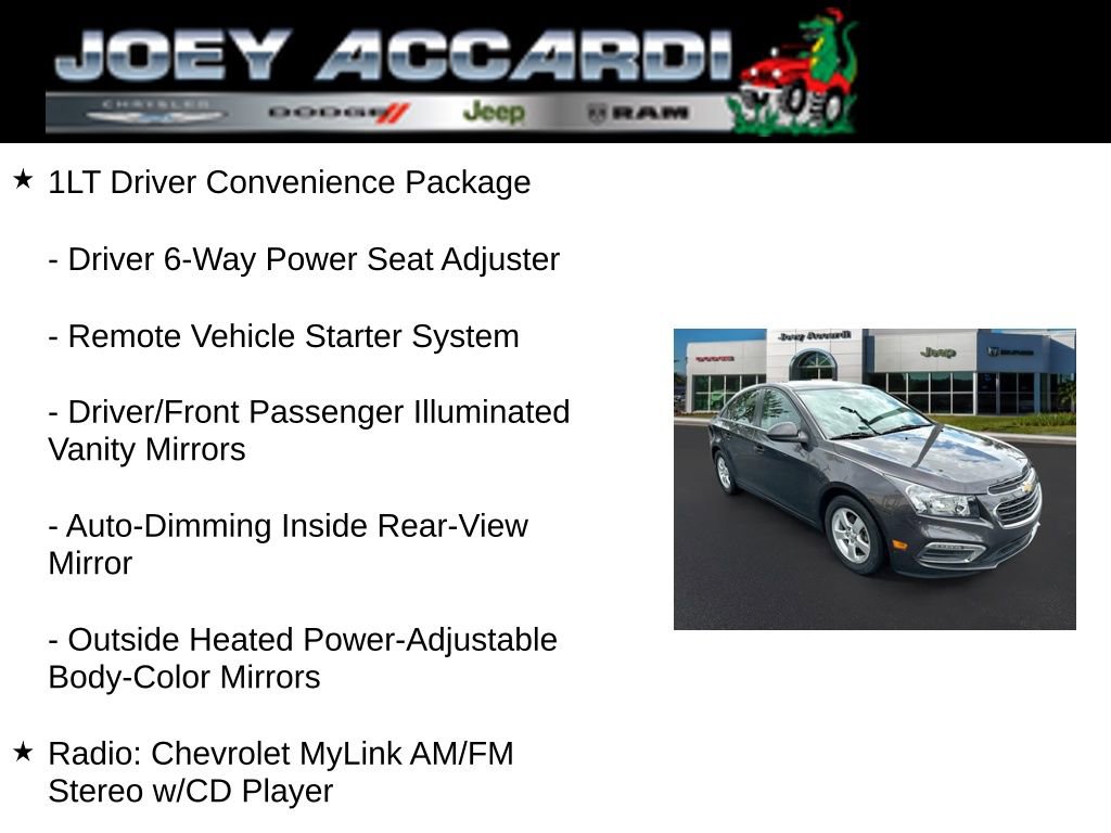 Used 2016 Chevrolet Cruze LT image 8