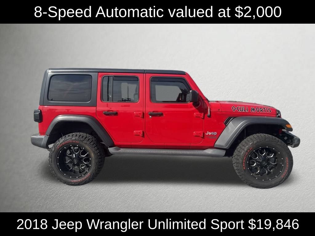 Used 2018 Jeep Wrangler Unlimited Sport AWD/4WD image 2