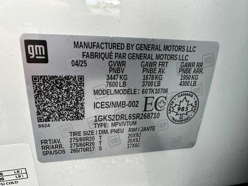Used 2025 GMC Yukon Denali w/ Sun & Power Step Package AWD/4WD image 29