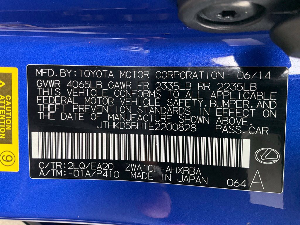 Used 2014 Lexus CT 200h w/ F Sport w/Nuluxe Interior FWD image 20