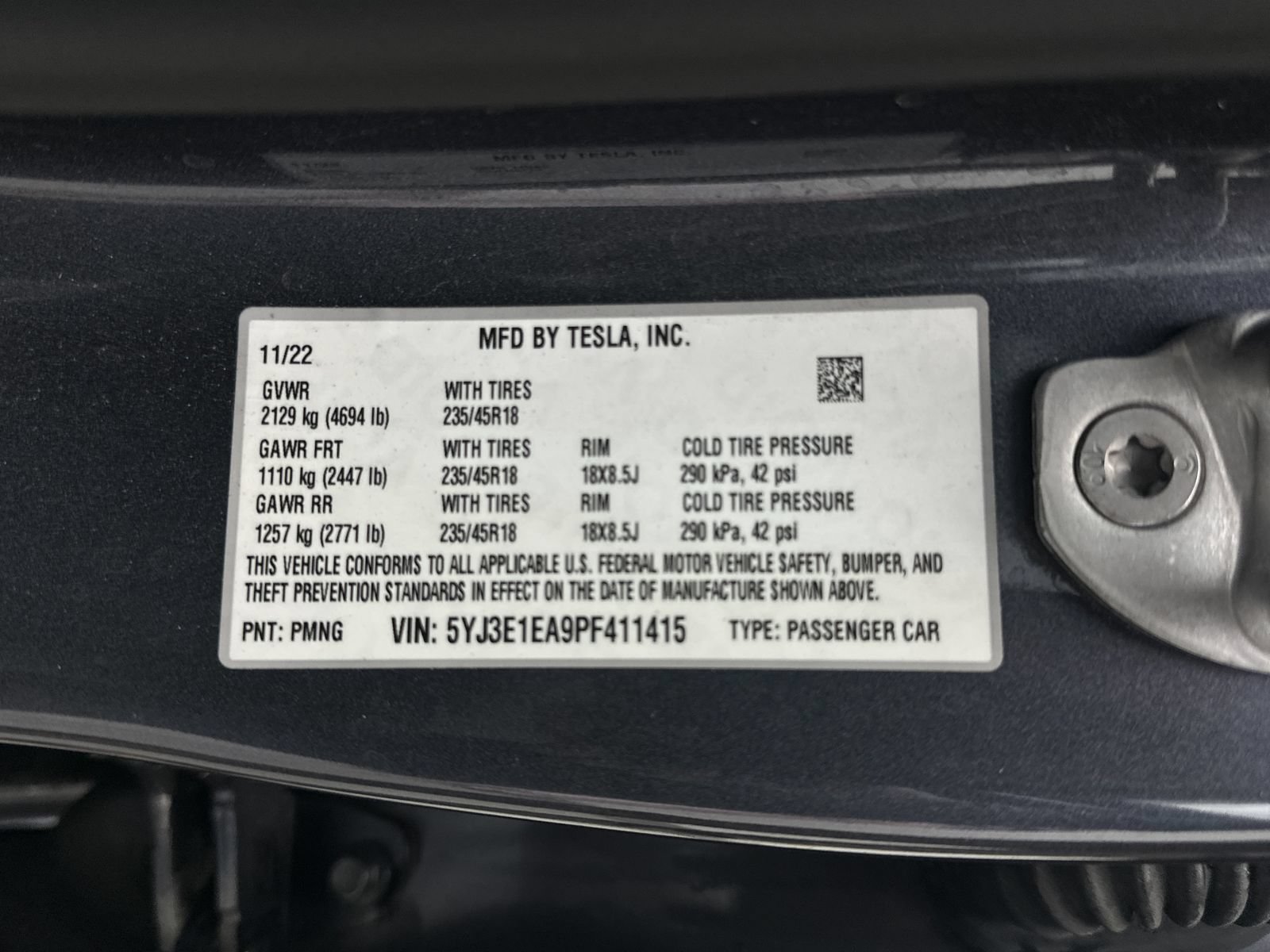 Used 2023 Tesla Model 3 Standard Range RWD image 33