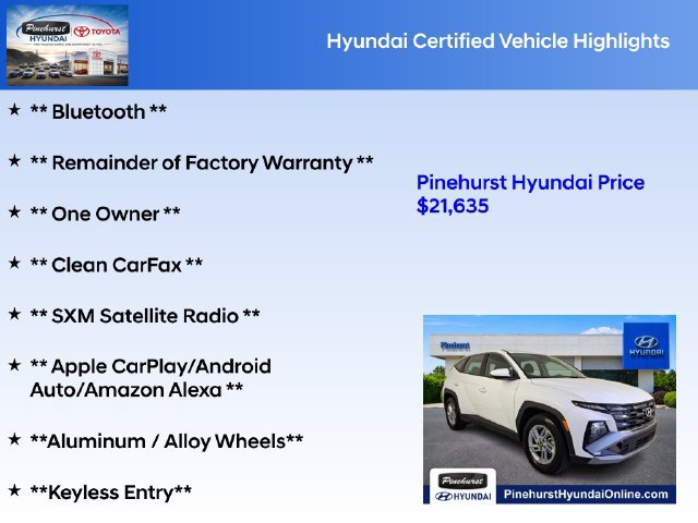 Certified 2025 Hyundai Tucson SE FWD image 19