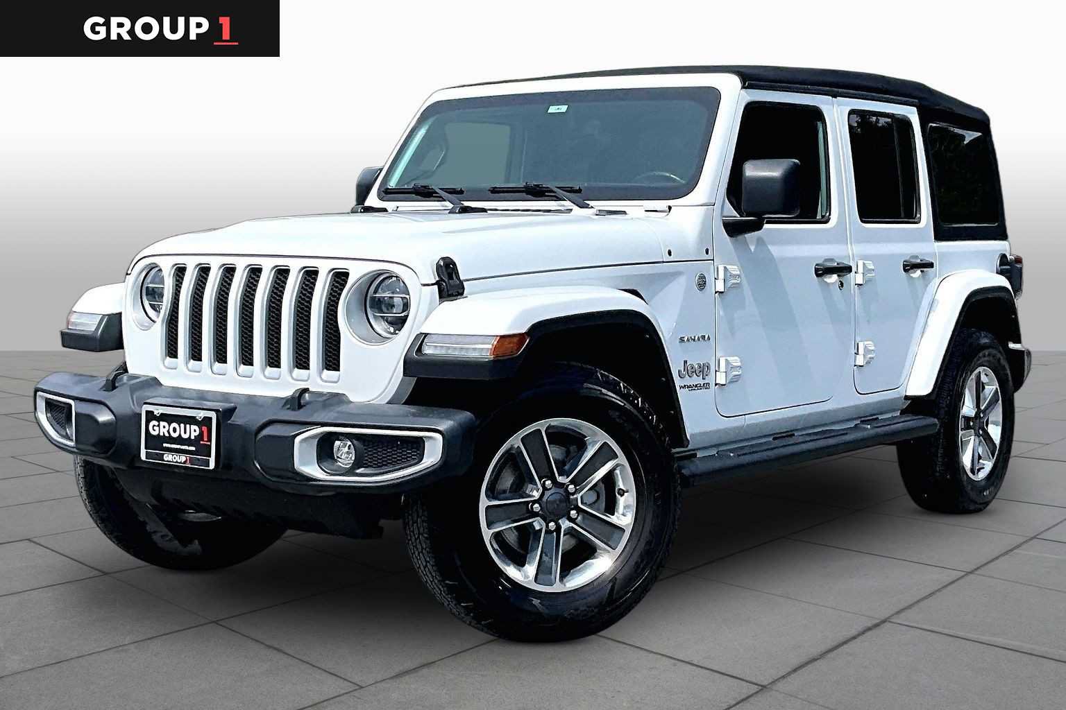 Used 2022 Jeep Wrangler Unlimited Sahara w/ LED Lighting Group