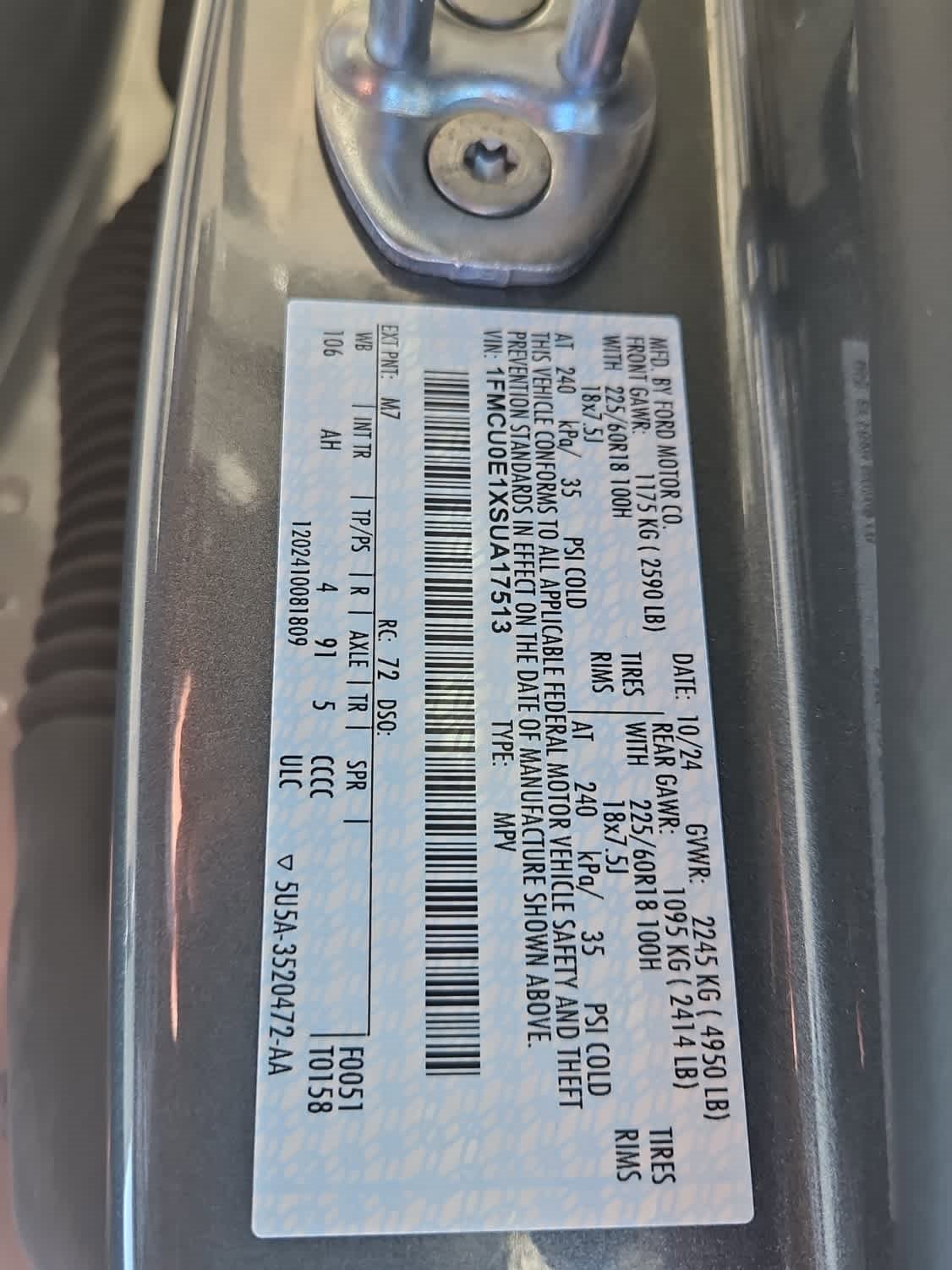 Used 2025 Ford Escape SE w/ PHEV Premium Package image 20