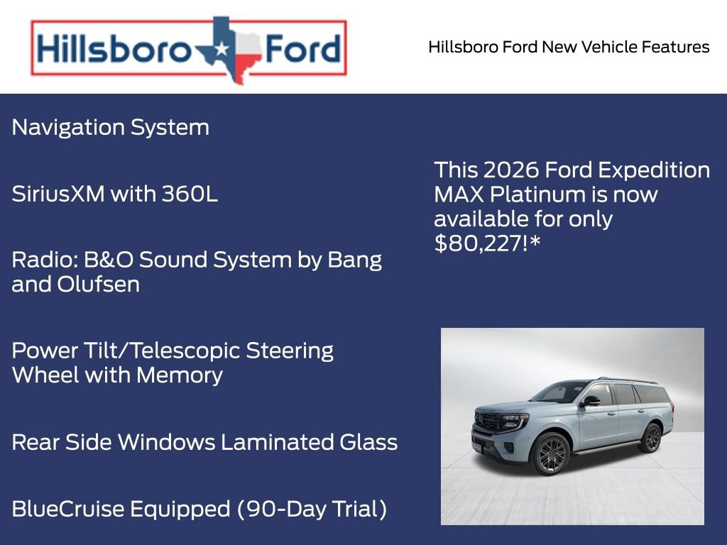 New 2026 Ford Expedition Max Platinum w/ Stealth Appearance Package AWD/4WD image 19