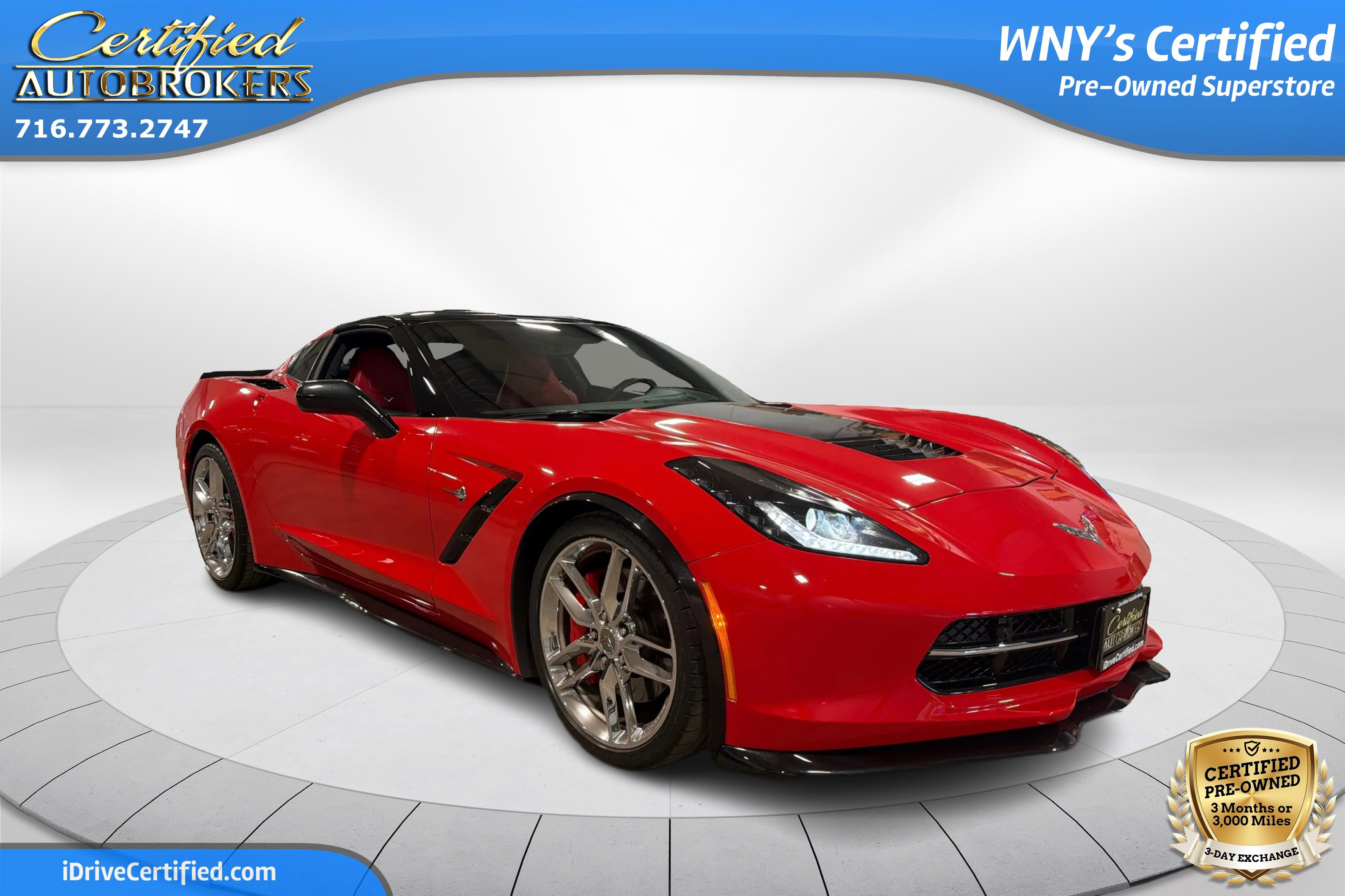 Used 2016 Chevrolet Corvette Stingray Convertible Z51 2LT w/ 2LT Preferred Equipment Group RWD image 3