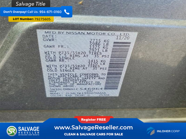 Used 2020 INFINITI QX60 Signature Edition image 4