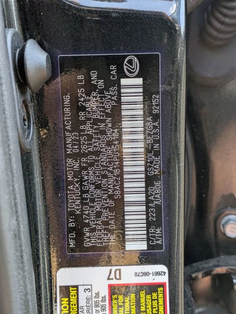 Used 2023 Lexus ES 350 w/ Accessory Package (Z1) image 33