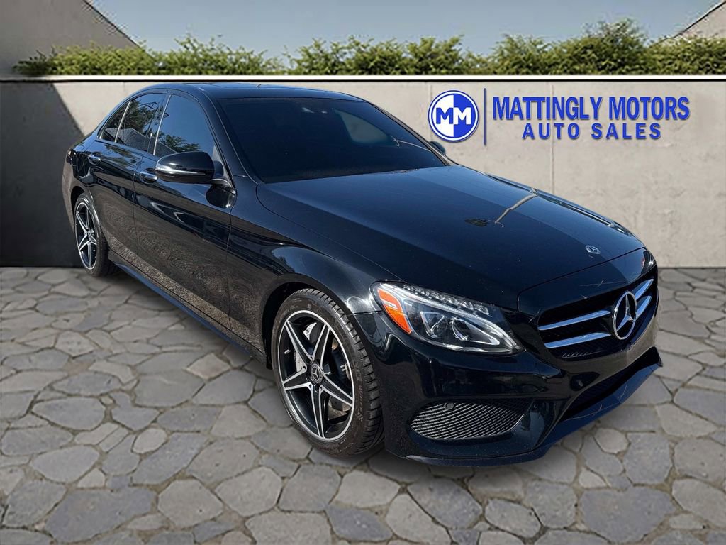 Used 2018 Mercedes-Benz C 300 4MATIC Sedan w/ AMG Line image 1