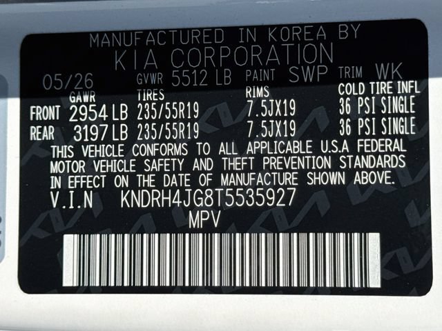 New 2026 Kia Sorento EX w/ EX Premium Package FWD image 35