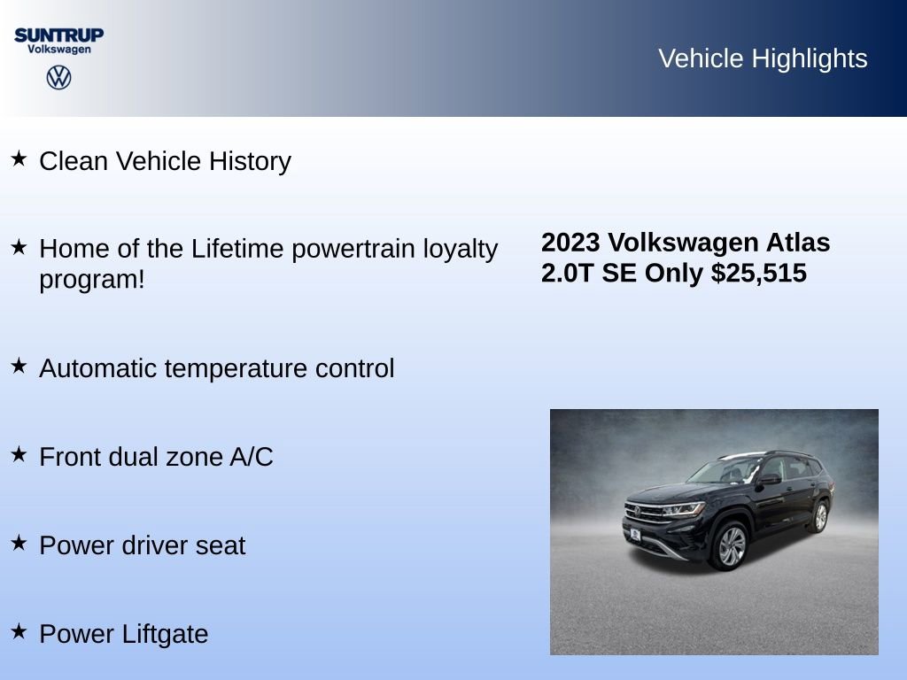 Used 2023 Volkswagen Atlas SE image 8