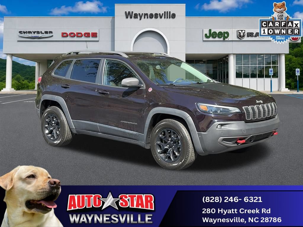 Used 2021 Jeep Cherokee Trailhawk w/ Technology Group AWD/4WD 360° Tour