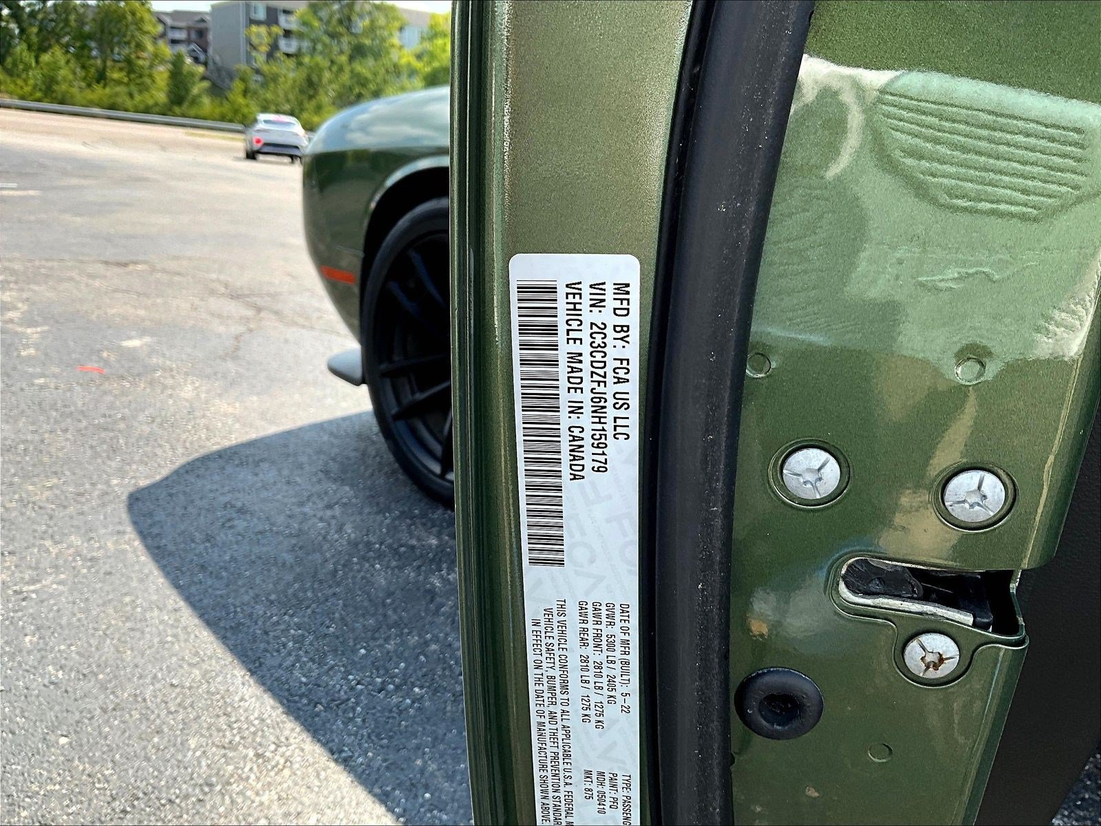 Used 2022 Dodge Challenger R/T Scat Pack RWD image 15