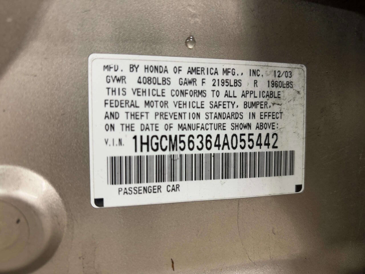 Used 2004 Honda Accord LX image 31