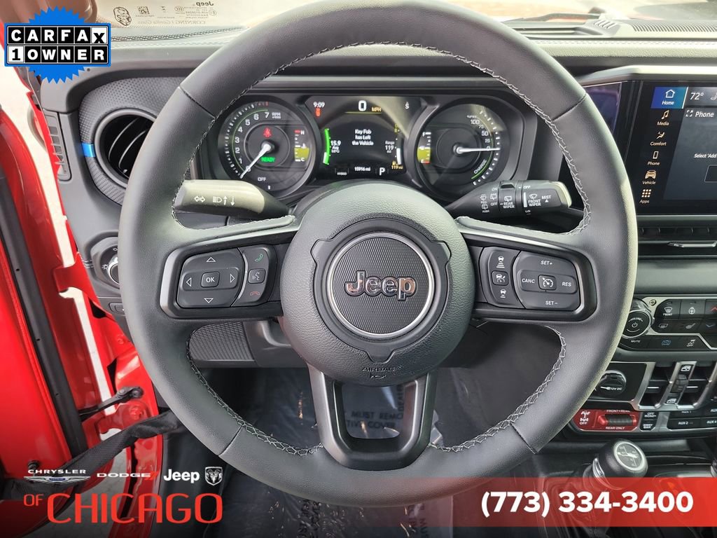 Certified 2025 Jeep Wrangler Unlimited Rubicon 4xe w/ Convenience Group AWD/4WD image 21
