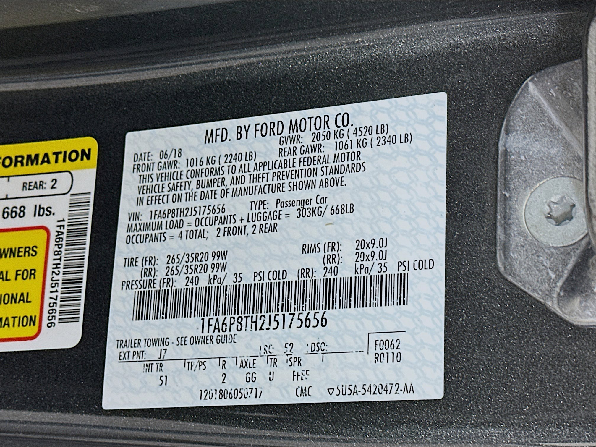 Used 2018 Ford Mustang Premium w/ Equipment Group 201A image 12