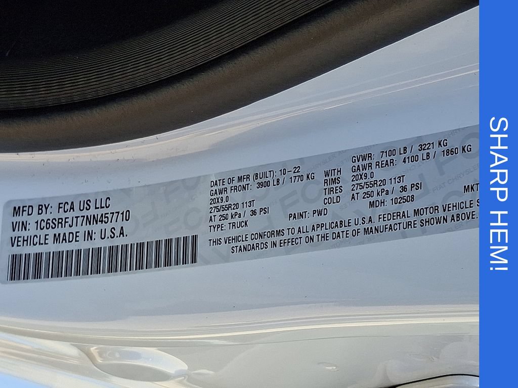 Used 2022 RAM 1500 Laramie AWD/4WD image 26
