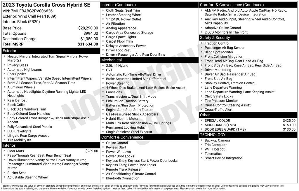 Used 2023 Toyota Corolla Cross SE image 7