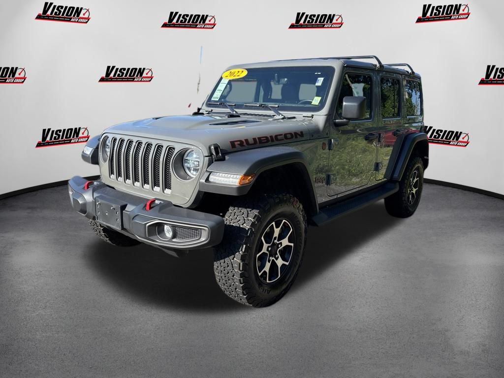 Used 2022 Jeep Wrangler Unlimited Rubicon w/ LED Lighting Group AWD/4WD image 3