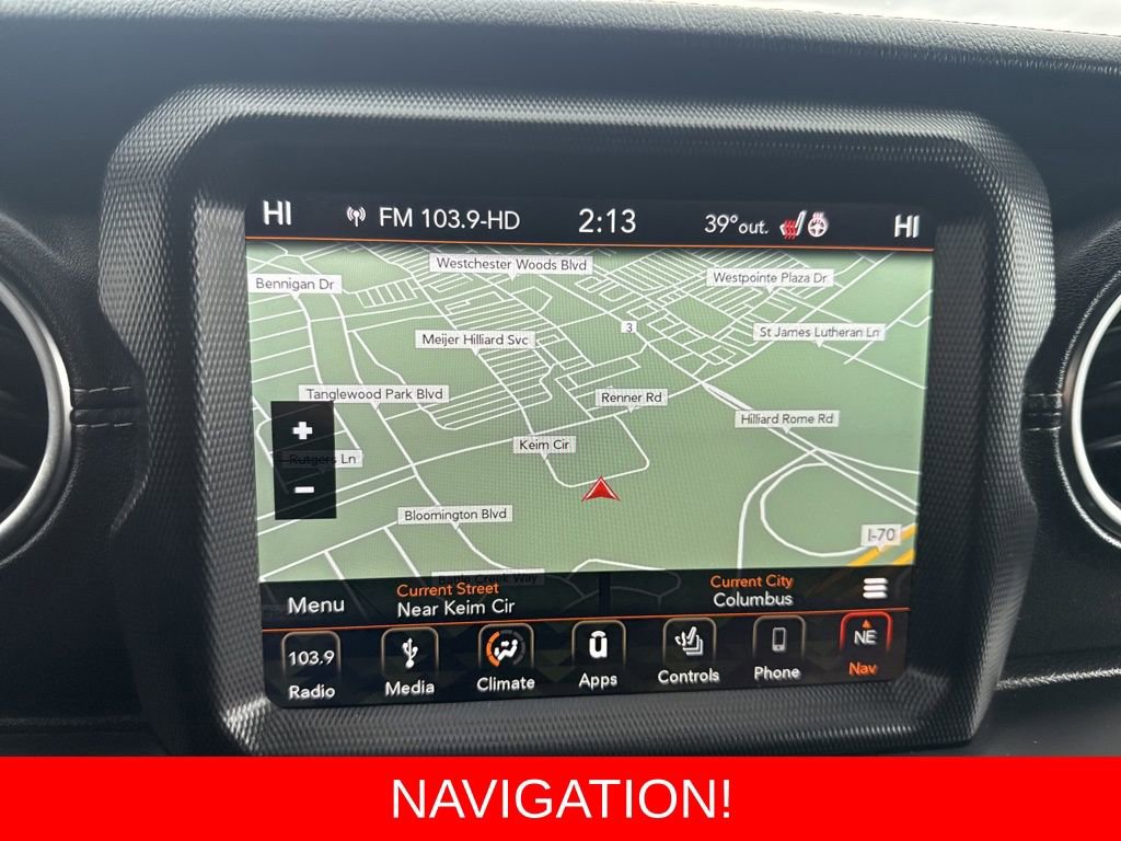 Used 2019 Jeep Wrangler Unlimited Sahara w/ Uconnect 4C Nav & Sound Group image 4