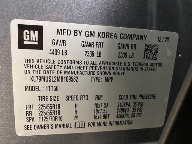 Certified 2021 Chevrolet TrailBlazer RS w/ Technology Package image 33