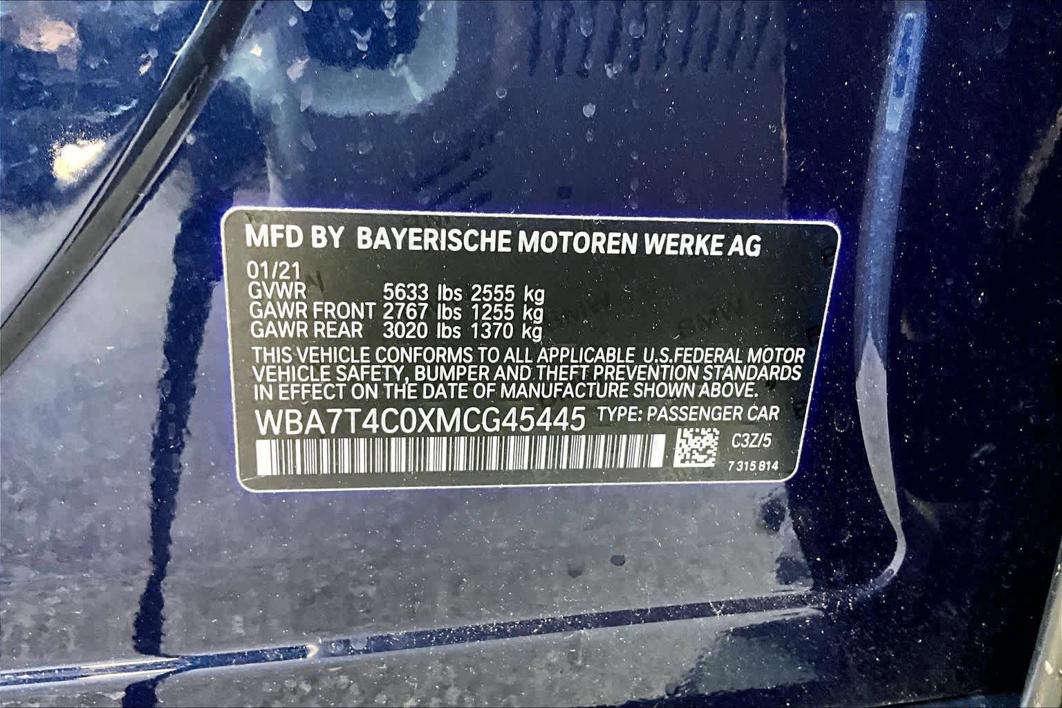 Used 2021 BMW 740i xDrive w/ Luxury Rear Seating Package AWD/4WD image 31