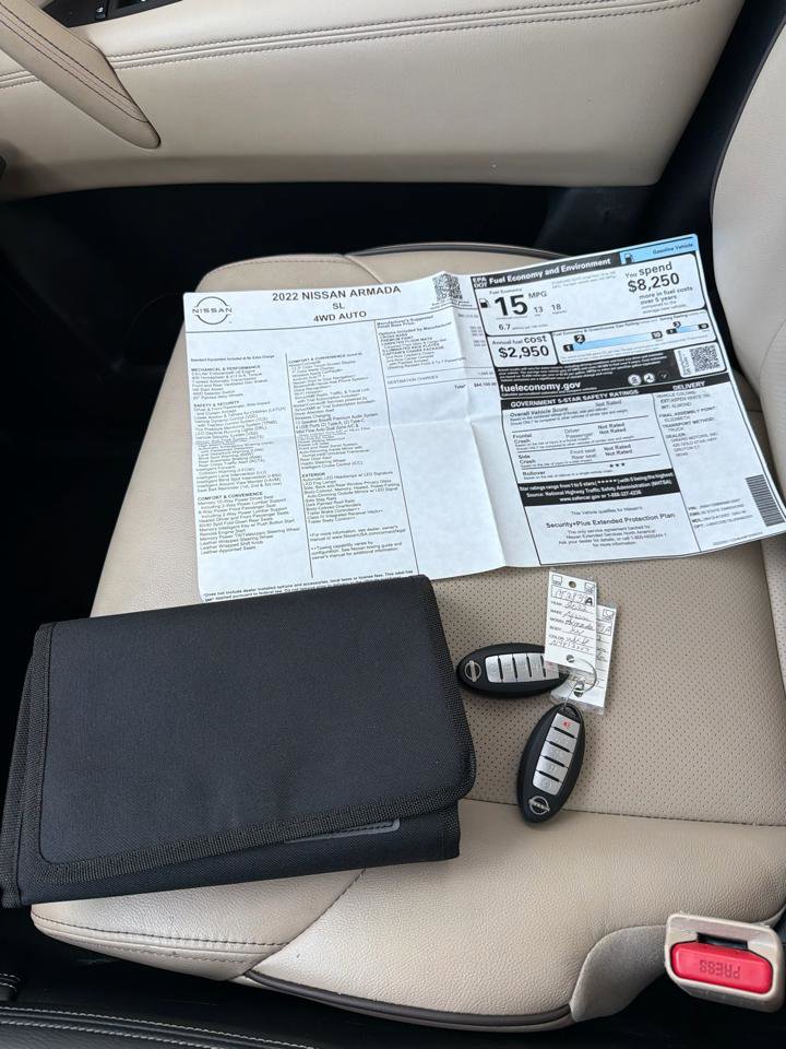 Used 2022 Nissan Armada SL w/ Captain's Chairs Package image 27