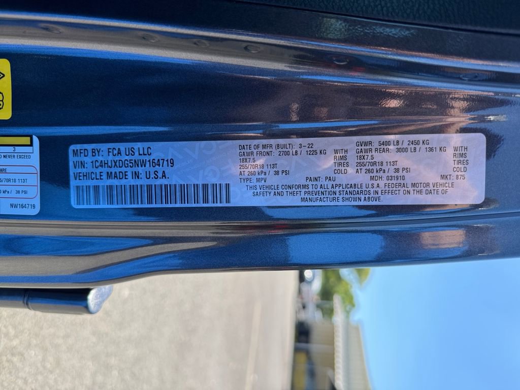 Used 2022 Jeep Wrangler Unlimited Sport AWD/4WD image 30