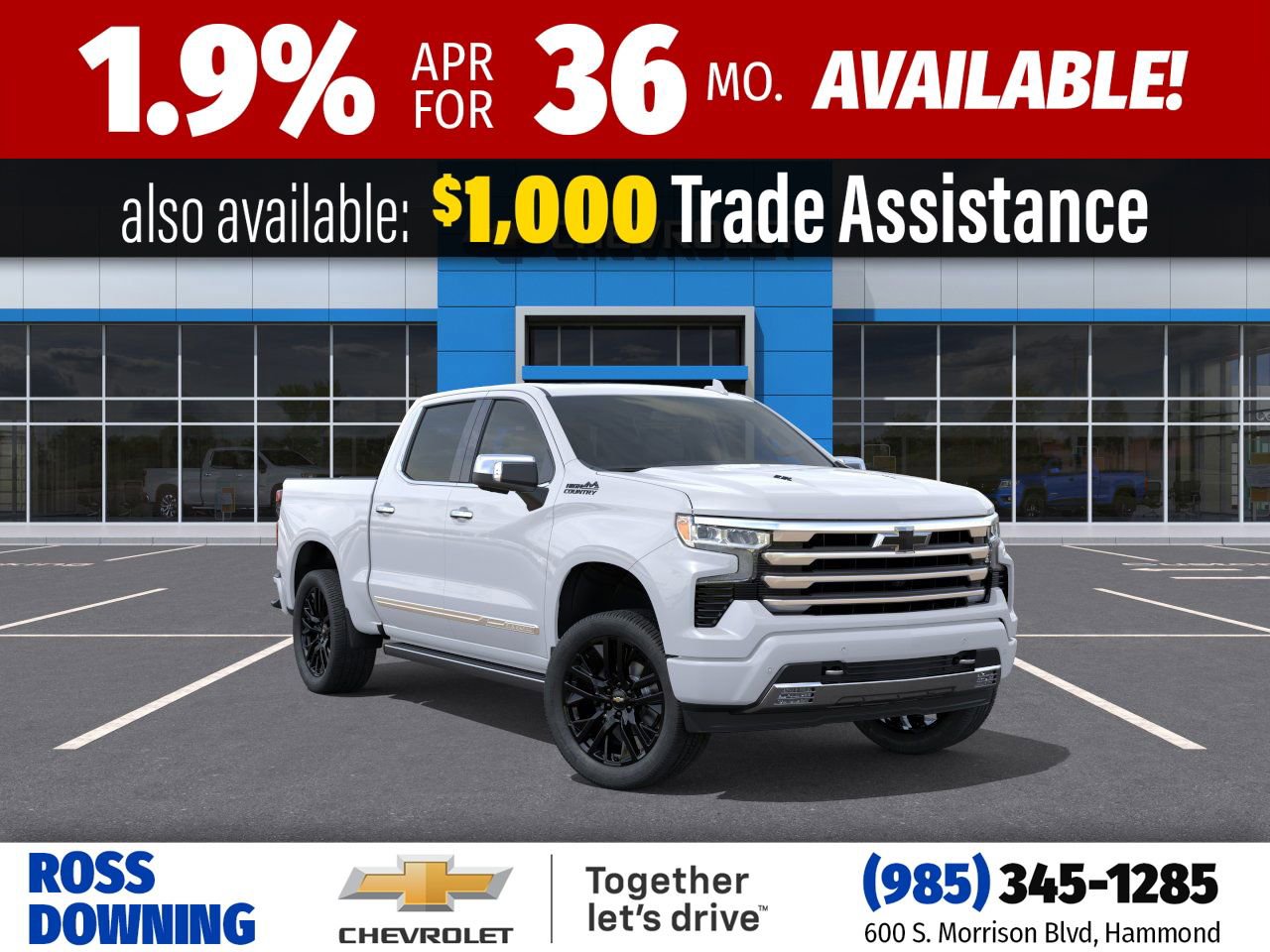 New 2026 Chevrolet Silverado 1500 High Country image 1