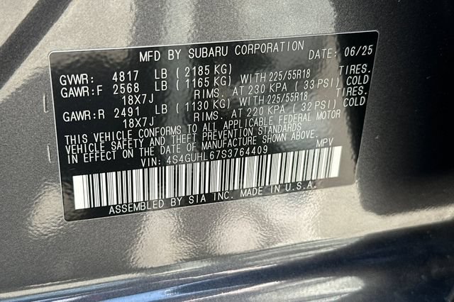 Used 2025 Subaru Crosstrek 2.5i Limited w/ Crosstrek Mirror Package AWD/4WD image 32