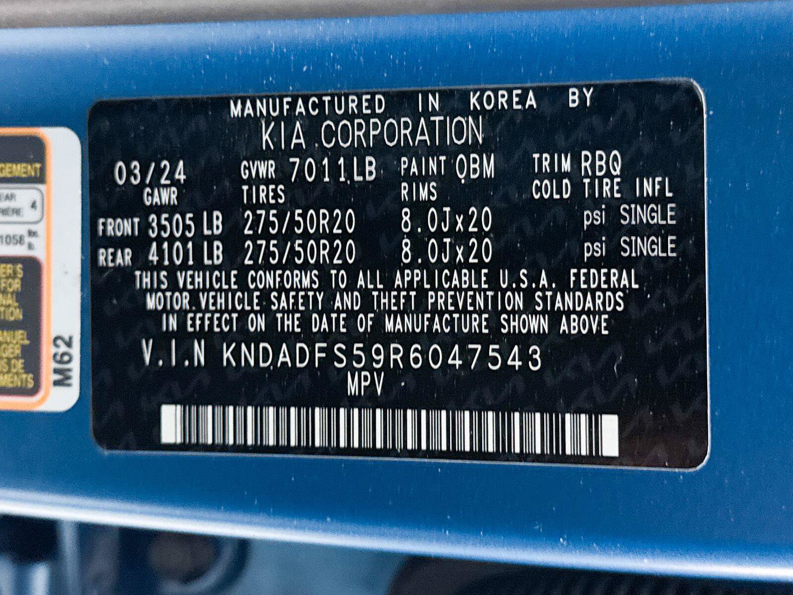 Used 2024 Kia EV9 Land AWD/4WD image 42
