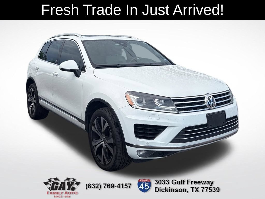 Used 2017 Volkswagen Touareg Wolfsburg Edition AWD/4WD image 1