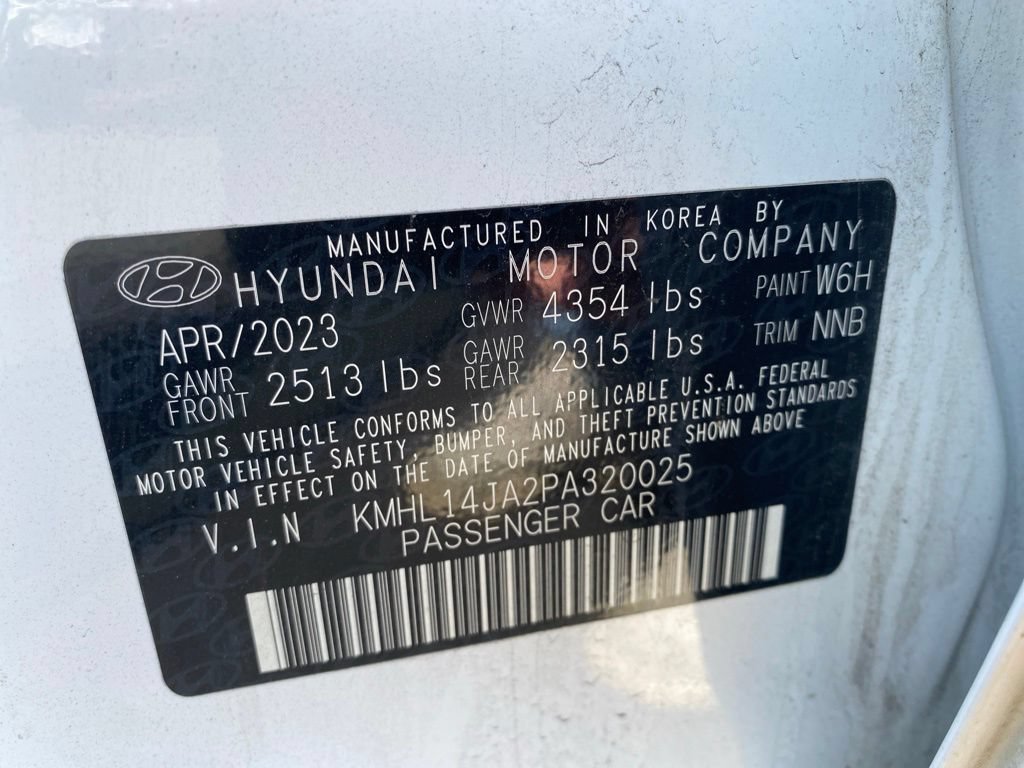 Certified 2023 Hyundai Sonata SEL w/ Convenience Package FWD image 25