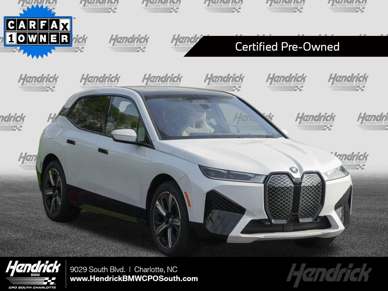 Certified 2024 BMW iX xDrive50 w/ Premium Package AWD/4WD image 1