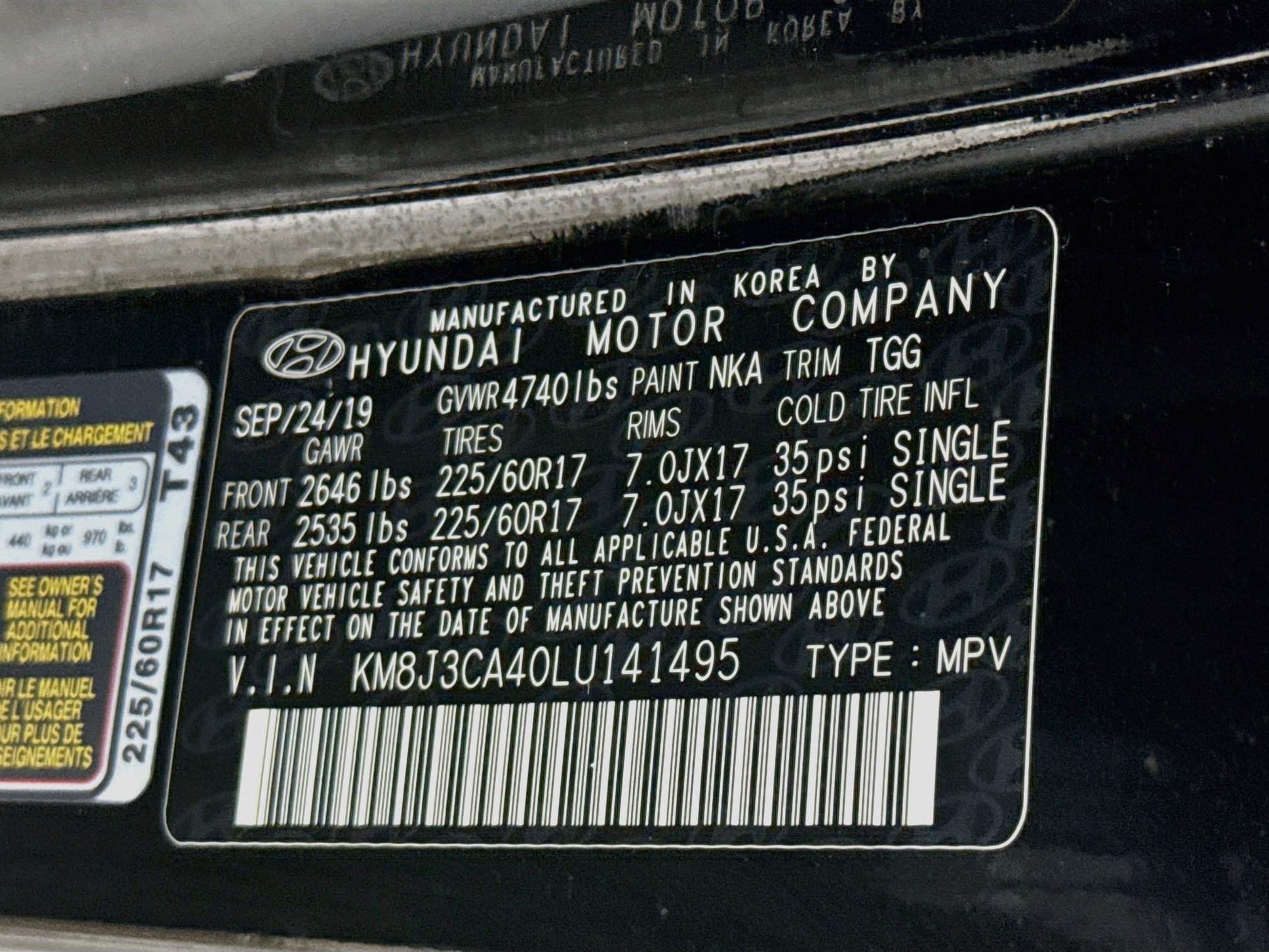 Used 2020 Hyundai Tucson Value AWD/4WD image 40