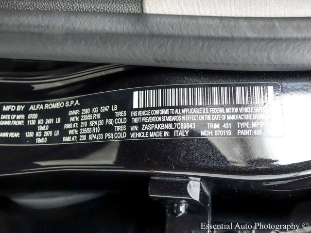 Used 2020 Alfa Romeo Stelvio Ti w/ Active Blind Spot Package image 34