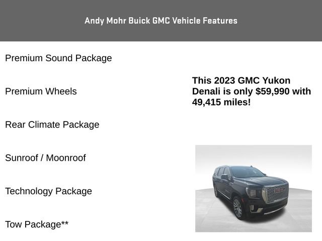 Used 2023 GMC Yukon Denali w/ Denali Reserve Package AWD/4WD image 12