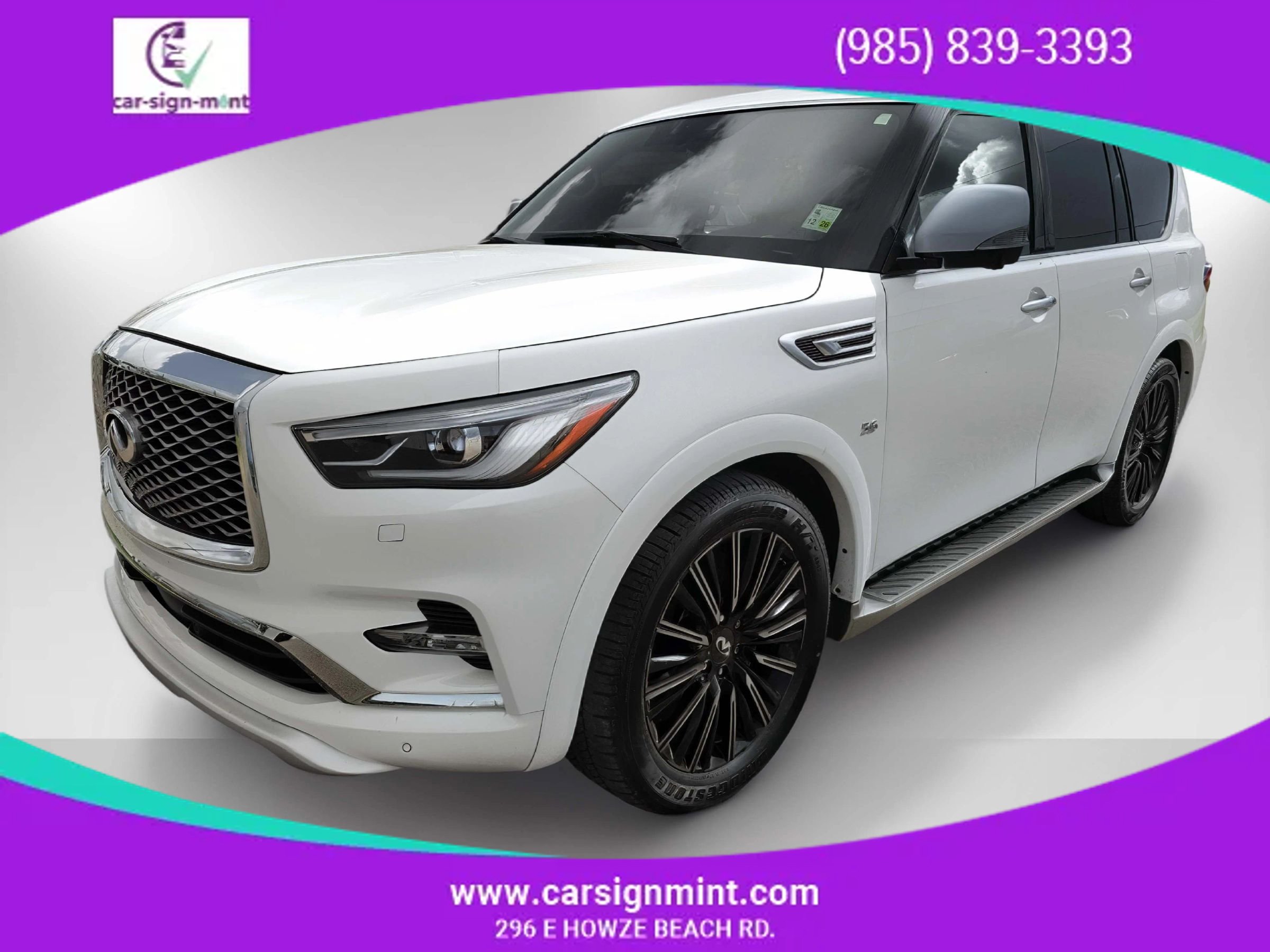 Used 2020 INFINITI QX80 Limited w/ All-Season Package
