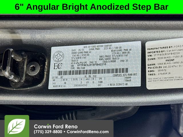 Certified 2025 Ford F150 XLT w/ Equipment Group 302A MID image 32