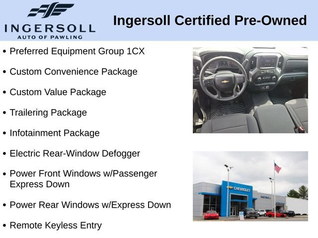 Used 2020 Chevrolet Silverado 1500 Custom w/ Custom Value Package AWD/4WD image 10