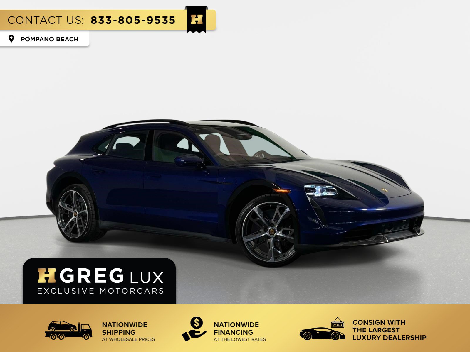 Used 2024 Porsche Taycan Turbo AWD/4WD image 1